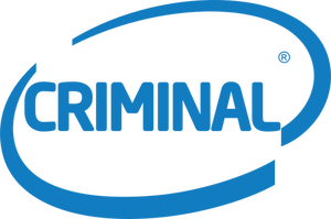 Kriminelle blaue logo