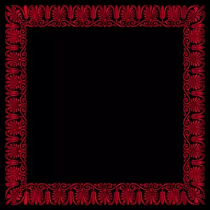 Roter und schwarzer Rahmen