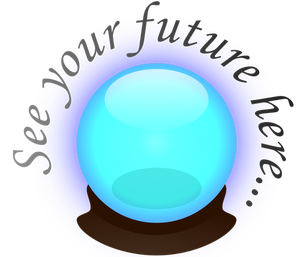 Modré křišťálová koule