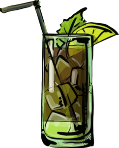 Cuba libra cocktail