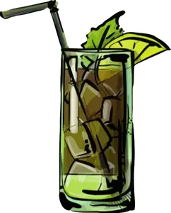 Cuba libra cocktail