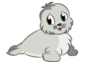 Baby seal drawing