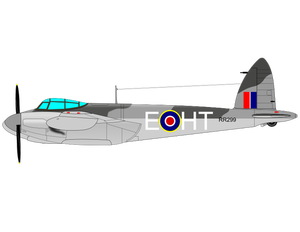 Il de Havilland Mosquito vettoriali di disegno
