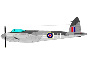 O de Havilland Mosquito vetor desenho