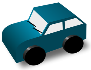 Illustrazione vettoriale di auto dei cartoni animati