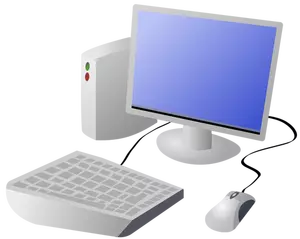 Cartoon-desktop-Computer-Vektor-Bild