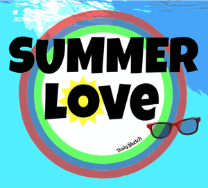 Sommer-Liebe-Plakat