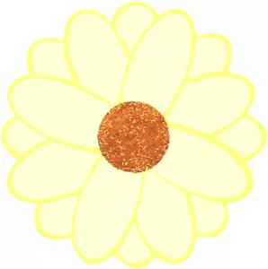 Imagine vectorială de daisy petale