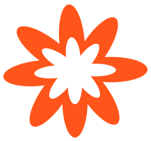 Burst-Blume-Vektor-illustration