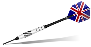 Vector image of dart arrow