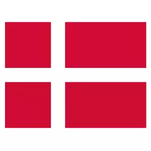 Danska flaggan vektor
