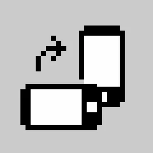 Thème pixel d’orientation de l’interface de l’appareil