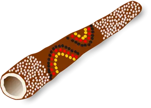 Instrument didgeridoo vector imagine