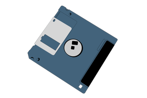 Ordinateur disquette vector clipart