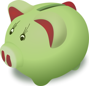 Piggy bank vectorafbeeldingen