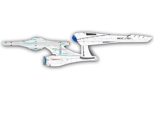 Nuevo vector de la nave espacial Enterprise dibujo