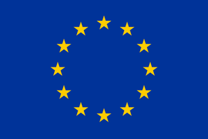 Flaga UE wektor clipart