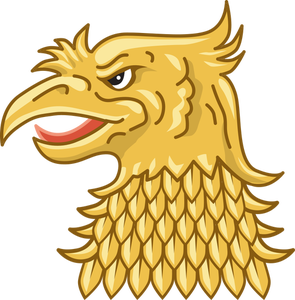 Golden eagle's head