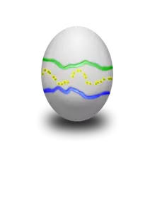 Huevo de Pascua prediseñadas de vector