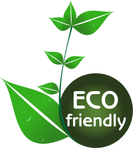Eco friendly tag gambar vektor
