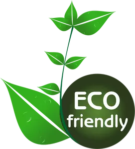 Eco friendly tag gambar vektor
