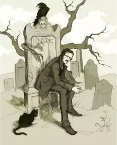 Edgar Allan Poe ilustracja