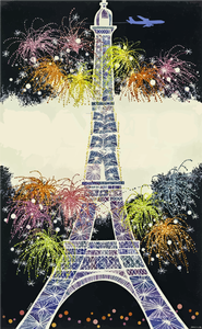 Eiffelova věž tireworks