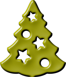 Weihnachtsbaum-cookie