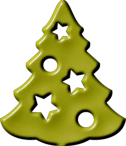 Pomul de Crăciun cookie