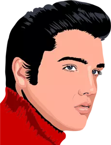 Elvis Presley vektorový obrázek
