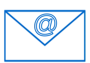 Sinal azul e-mail