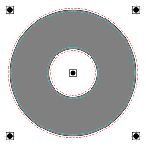 Modello di etichetta CD vettoriale