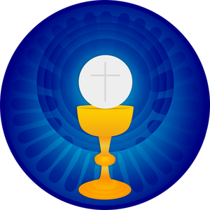 Afbeelding van de Heilige Eucharistie symbool
