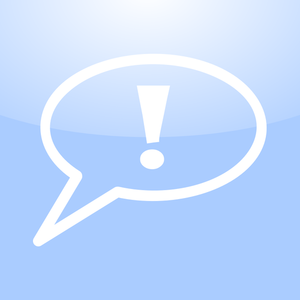 Immagine vettoriale di Mac avviso conversazione icona