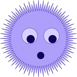 Blauwe sterren vector symbool