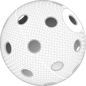 Floorball top vektör görüntü