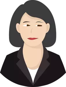 Woman avatar vector image