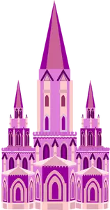 Kastil abad pertengahan Pink