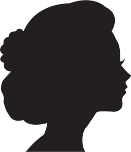 12940 female head silhouette clip art free | Public domain vectors