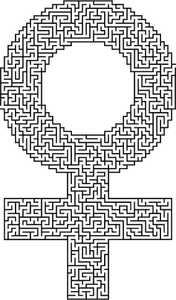 Simbol feminin labirint