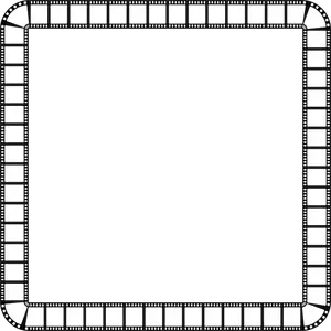 Film Strip quadratischen Rahmen