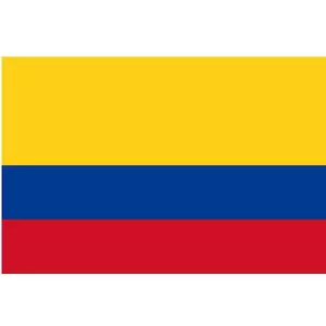 Vettore di bandiera della Colombia