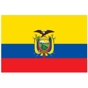 Wektor flaga Ekwadoru