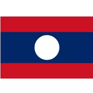 Vector bandiera del Laos