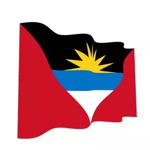 Wektor flaga Antigui i Barbudy