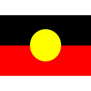 Bandera de los aborígenes australianos