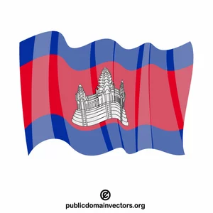 Vlag van het Koninkrijk Cambodja