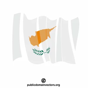 Flagge von Zypern Vektor