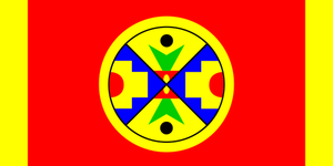 Bandiera di terra di anguilla