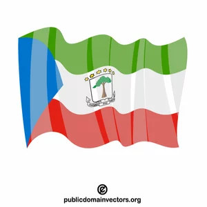 Nationalflagge von Äquatorialguinea